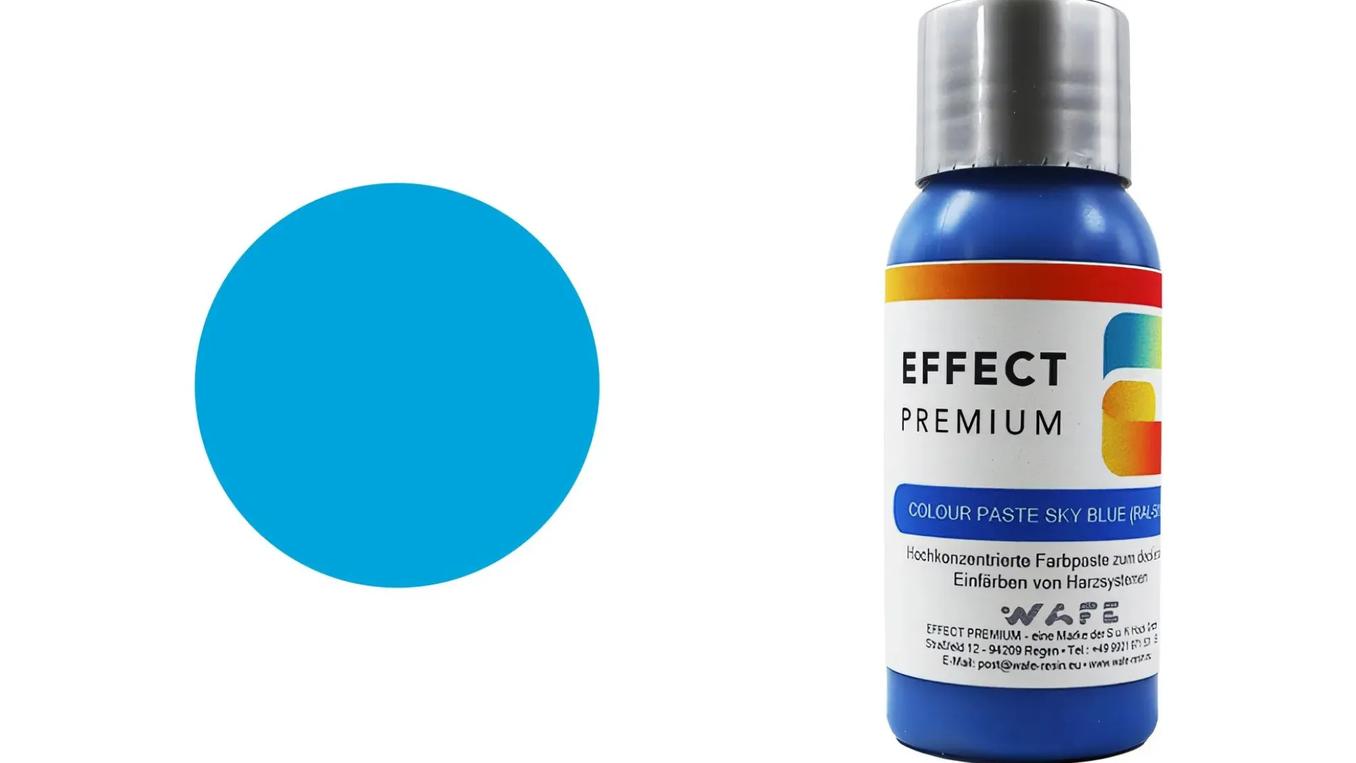 Woodresin Farbpaste Himmelblau