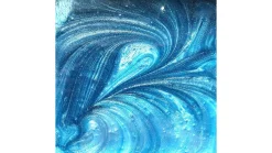 Woodresin Metallic Pigment Ozeanblau