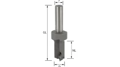 WPL Nutfräser Z1+1 D 16 x 29 mm