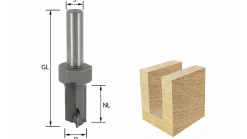 WPL Nutfräser Z1+1 D 16 x 29 mm