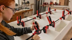 2x Drehgriff-Einhandzwingen EZ360-15 + Titebond Holzleim D4