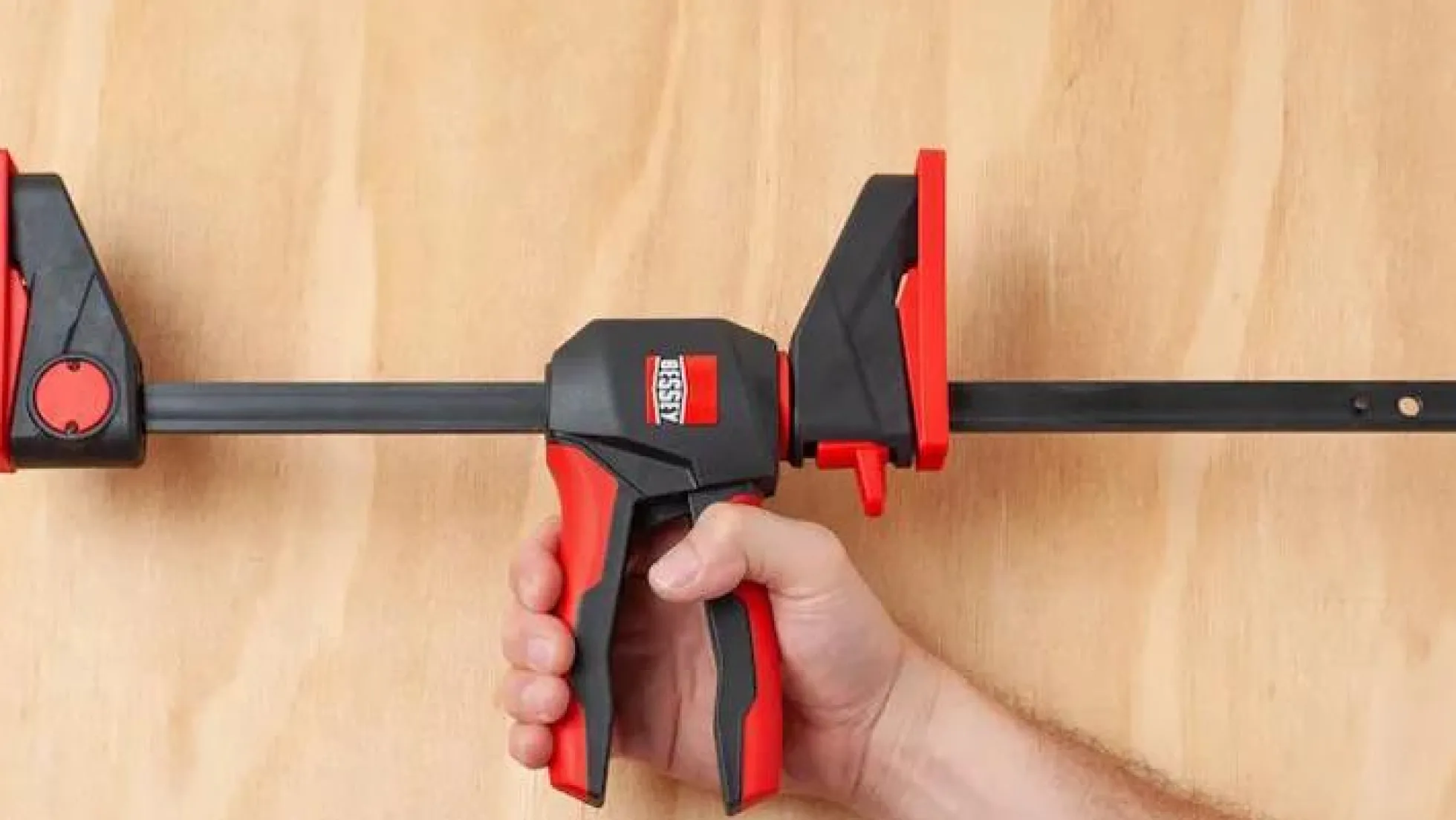 2x Drehgriff-Einhandzwingen EZ360-45 + Titebond Holzleim D4