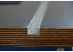3x Profilschiene 1200 mm inkl. Nutfräser Ø17 & Senker