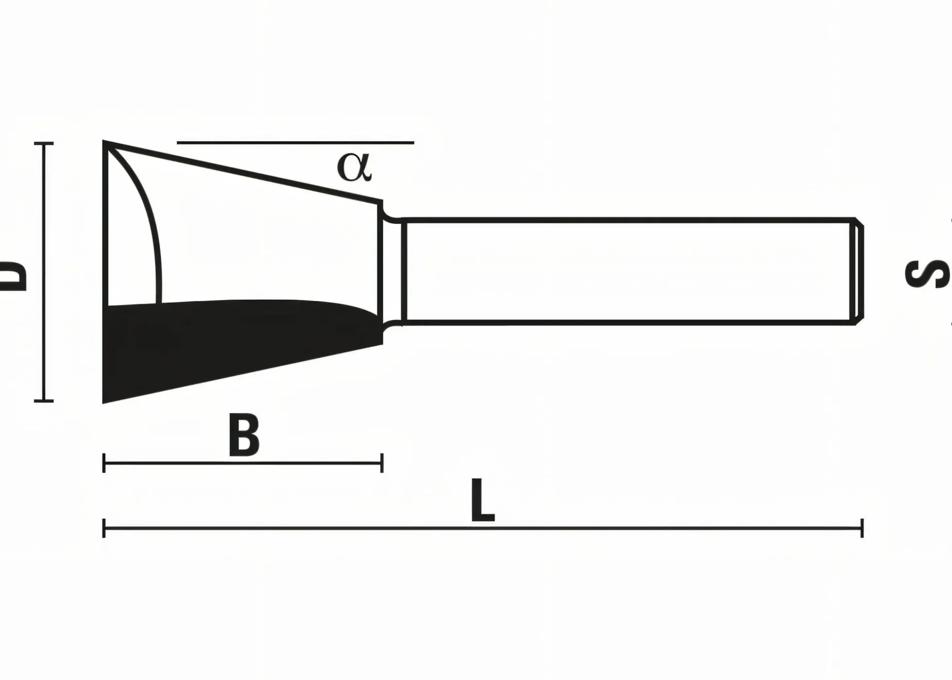 Zinkenfräser D 6,4 mm