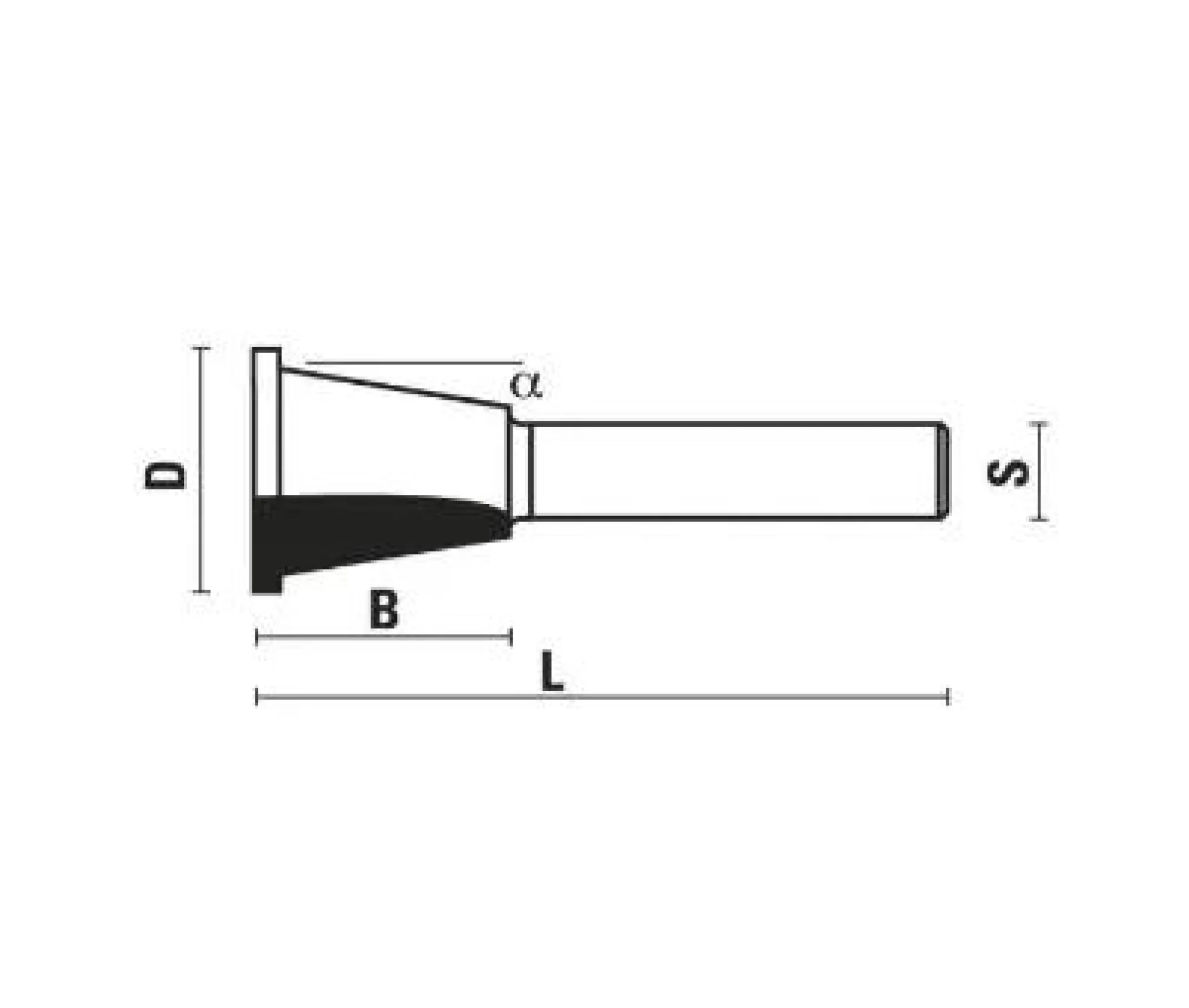 Zinkenfräser D 14,3 mm