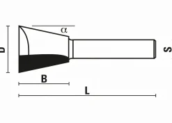 Zinkenfräser D 16 mm