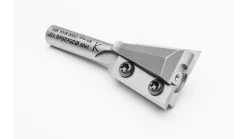 Zinkenfräser mit Wendemesser 10°D25